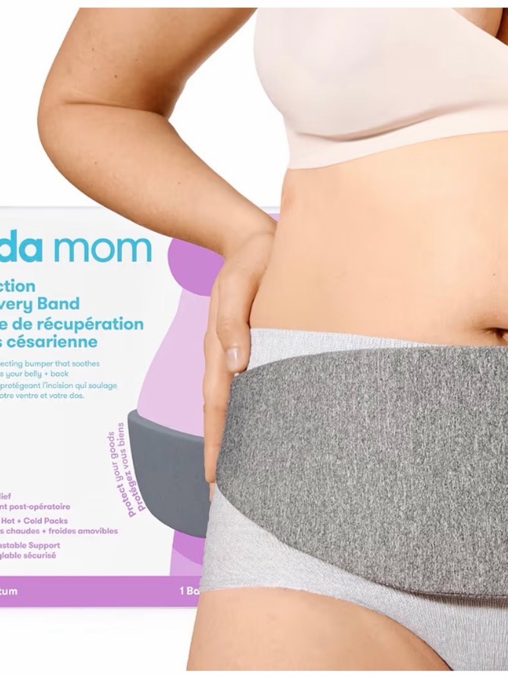 Frida Mom C Section Recovery Band with ice & hot packs